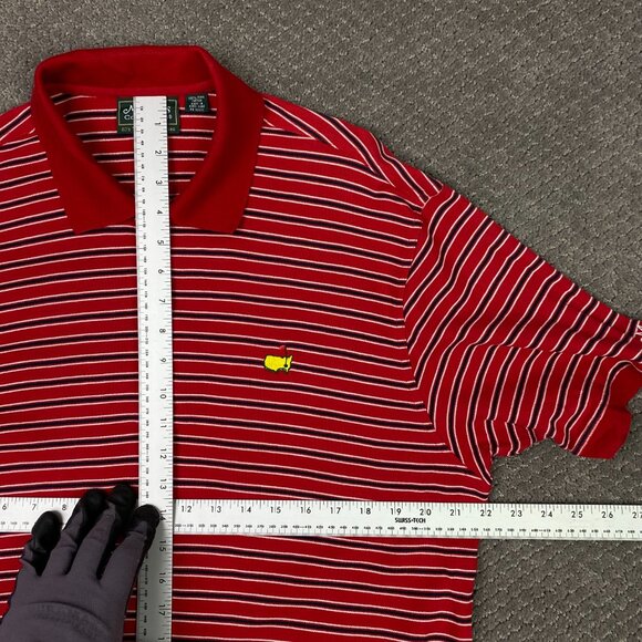 Vintage Masters Collection Polo Shirt Men's Large Mesh Mercerized Cotton Golf - Picture 7 of 9